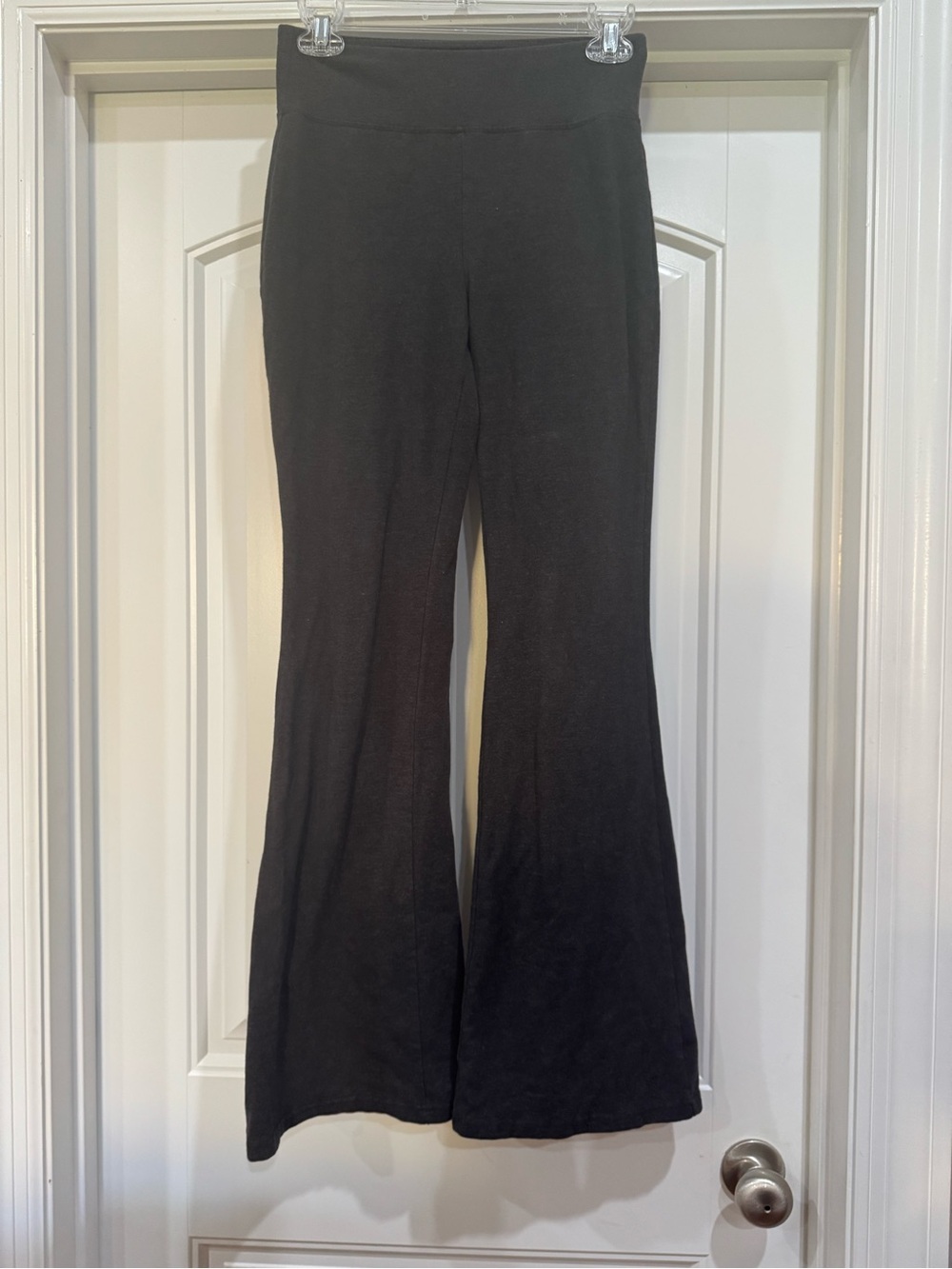 SO Black Boot Cut Flare Knit Pants